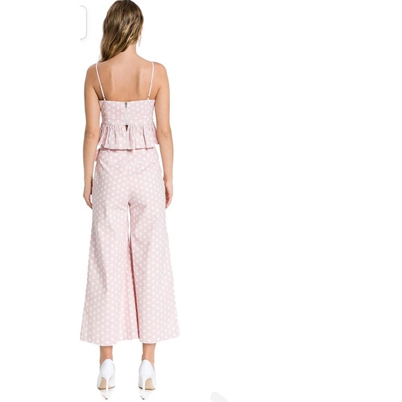 English Factory Pink Polka Dot Tie Top & Marching Trousers - Picture 8 of 16